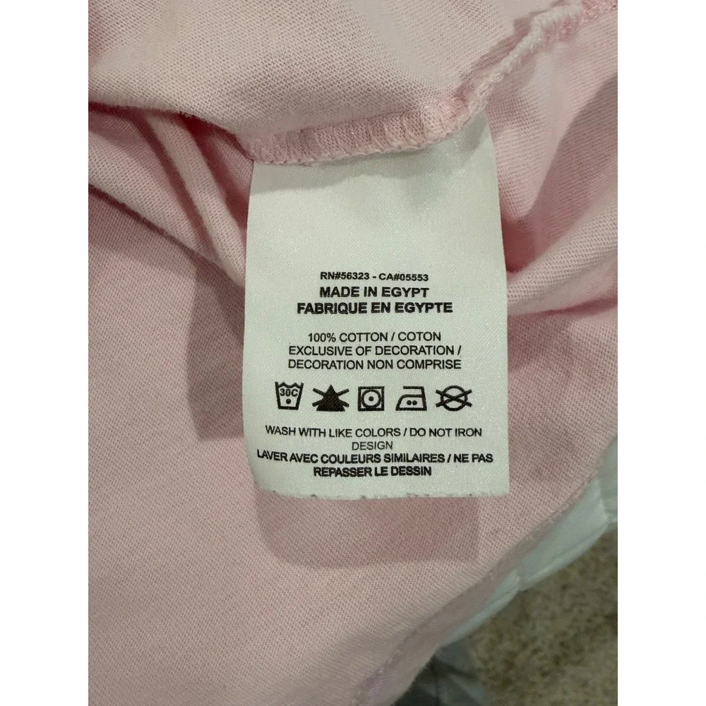 Nike The Nike Tee Womens Small Pink Short Sleeve Embroidered Swoosh Cotton Shirt